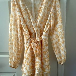 Womens flora romper